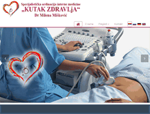 Tablet Screenshot of kutakzdravlja.com